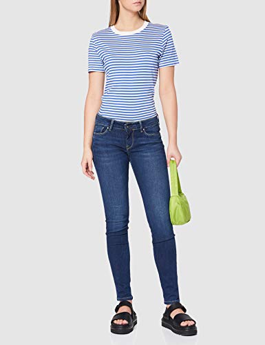 Pepe Jeans Soho Jeans, Azul (Dark Used Worn Z63), 28W / 30L para Mujer