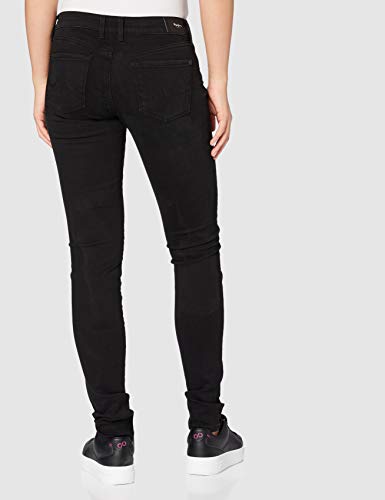 Pepe Jeans Soho Jeans, Negro (Washed Black), 24W / 30L para Mujer