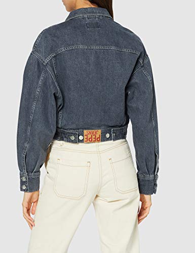 Pepe Jeans Sue Chaqueta Vaquera, Negro (Archive Black Used 000), X-Large para Mujer