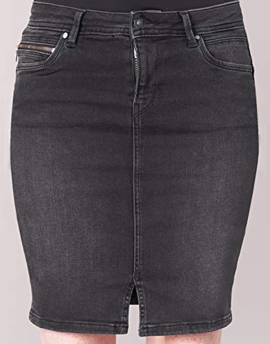 Pepe Jeans Taylor Falda, Negro (Denim Wc1), X-Small para Mujer