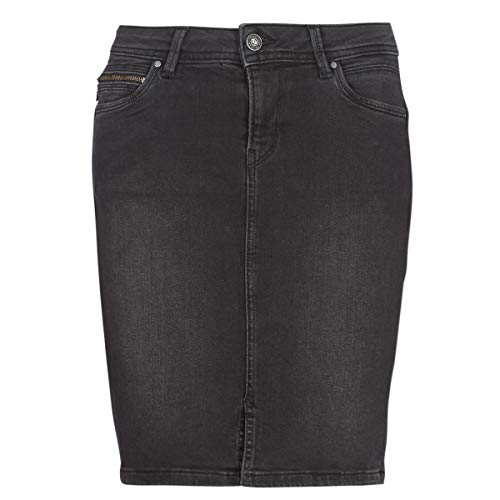 Pepe Jeans Taylor Falda, Negro (Denim Wc1), X-Small para Mujer