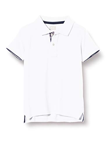 Pepe Jeans Thor Jr Polo, Blanco (Optic White 802), 11-12 años (Talla del Fabricante: 11/12 años) para Niños