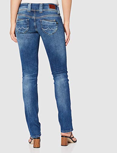 Pepe Jeans Venus Pl200029 T-shirt, Azul (10Oz Authentic Rope Str Med D24), 24W/34L para Mujer