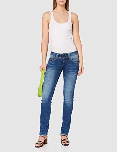 Pepe Jeans Venus Pl200029 T-shirt, Azul (10Oz Authentic Rope Str Med D24), 24W/34L para Mujer