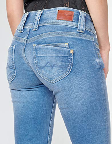Pepe Jeans Venus Vaqueros, Medium Used Ha7, 25W / 34L para Mujer
