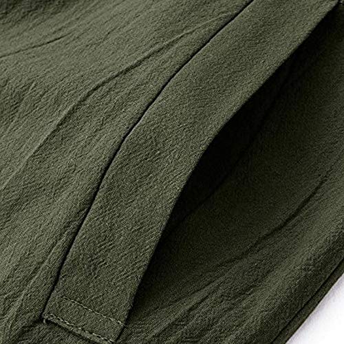 Petos de Pantalones Largo para Mujer, Morbuy Casual Verano Baggy Harem Mono Suelto Moda Bolsillos Overoles Jumpsuit Tirantes Playa Fiesta Noche Oficina Pantalones Embarazados (M,Verde)