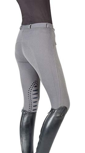 PFIFF Pantalones de equitación para Mujer Cilia, Gris, 38