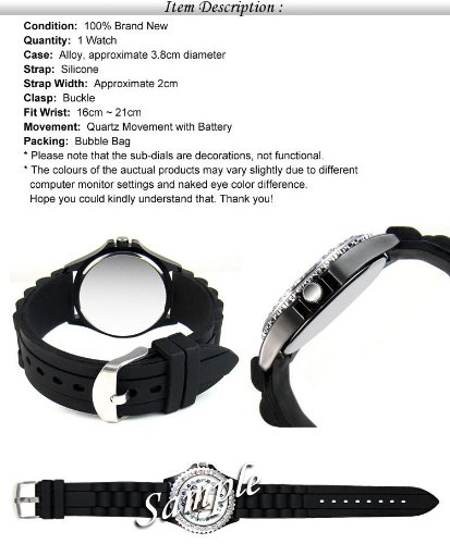 Pinscher Austriaco Reloj de Silicona para Mujer con piedrecillas