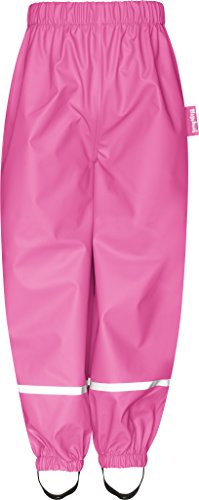 Playshoes Regenhose Pantalones Impermeable, Rosa (Pink 18), 98 para Niñas