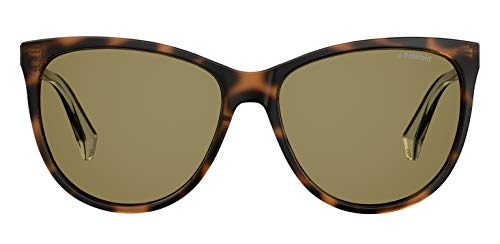 Polaroid PLD 4058/S LA 086 Gafas de sol, Marrón (Dark Havana/Bw Black Brown), 57 para Mujer