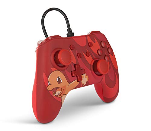 PowerA Mando con cable para Nintendo Switch: Pokémon - Charmander Blaze