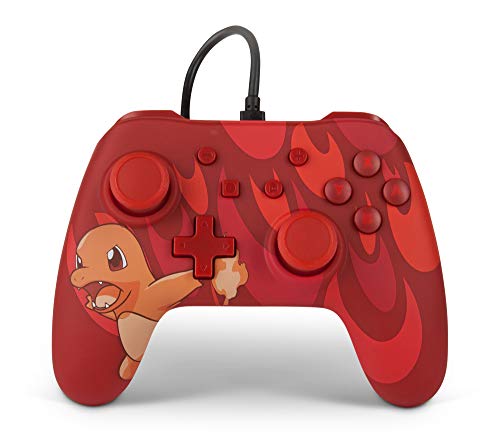 PowerA Mando con cable para Nintendo Switch: Pokémon - Charmander Blaze