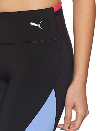 PUMA Be Bold Full Tight Mallas Deporte, Mujer, Puma Black-Blue Glimmer, M
