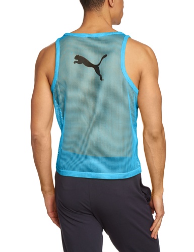 PUMA Bib Petos, Hombre, Fluo Blue, M