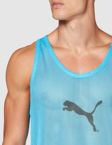 PUMA Bib Petos, Hombre, Fluo Blue, M