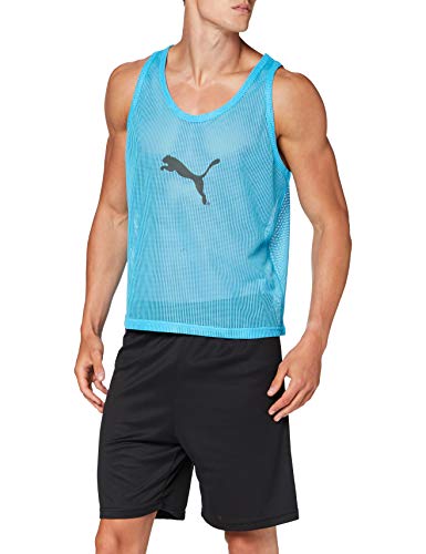 PUMA Bib Petos, Hombre, Fluo Blue, M