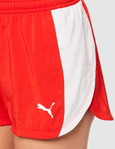 PUMA Cross The Line Short W Pantalones Cortos, Mujer, Puma Red, XS