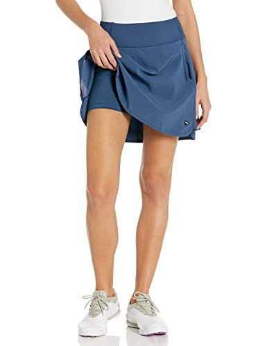 PUMA Golf 2020 Pwrshape - Falda de Moda para Mujer (40,6 cm), Color Negro