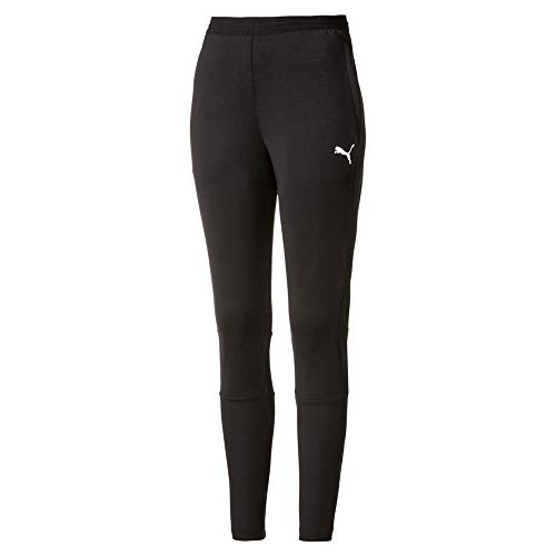 PUMA Liga Training Pants W - Pantalón Deportivo para Hombre, Mujer, Pantalones, 655692_03, Black White, Extra-Large
