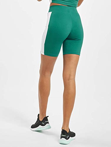 PUMA Pantalones cortos para mujer, color verde, talla M