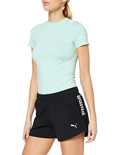 PUMA Rtg 3` Shorts Pantalones Cortos, Mujer, Puma Black, L