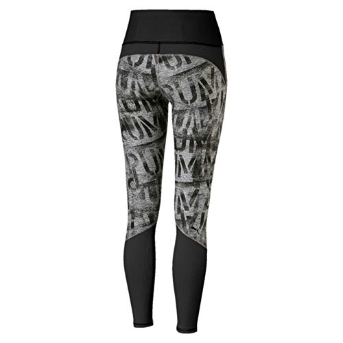 PUMA Studio 7/8 Graphic Tight Mallas Deporte, Mujer, Medium Gray Heather, M