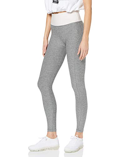 PUMA Studio Luxe Eclipse 7/8 Tight Mallas Deporte, Mujer, Medium Gray Heather-Rosewater, M