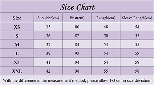 Quge Elegante Chaqueta Motera De Cuero De PU Abrigo Tops Cazadora para Mujeres Negro XL