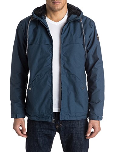 Quiksilver Wanna Chaqueta, Hombre, Azul, L