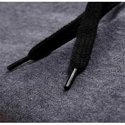 qulvyushangmaobu Sudaderas con Capucha para Hombre Cosy Chaqueta Deportiva Sudadera con Cremallera Completa Hoodie Casual Jerséis Top Blouse Sudadera con Capucha con máscara