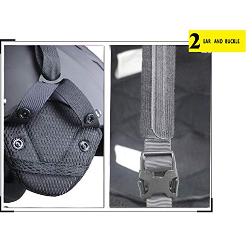 QYWSJ Casco de Esquí, Casco de Snowboard de Esquí Deportes de Nieve Ajustable, Forro Polar a Prueba de Viento, para Hombres, Mujeres, Niños (L/M/S)