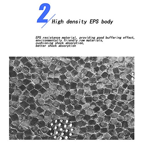 QYWSJ Casco de Esquí/Snowboard, Hombres, Mujeres, Monopatín, Motos de Nieve, Forro Polar a Prueba de Viento, Ventilación de Esfera Ajustable con 16 Respiraderos (M, L)