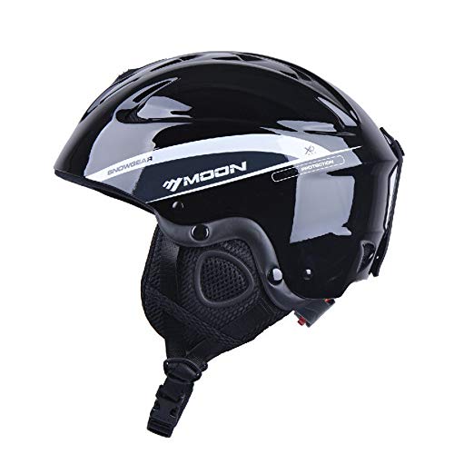QYWSJ Casco de Esquí/Snowboard para Exteriores, Cascos de Nieve Ajustables para Casco Multipropósito de Snowboard de Deriva, para Hombres, Mujeres, Niños (L/M/S)