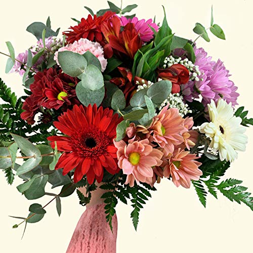 RAMO DE FLORES NATURALES A DOMICILIO - ENTREGA EN 24 HORAS - FLORES FRESCAS - Flores Día de la MADRE