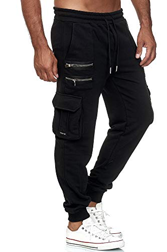 Redbridge Pantalón Chandal para Hombre Joggers Sweat-Pants Negro S