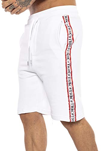 Redbridge Pantalón Corto Rayas Deportivo para Hombre Verano Moda Gym Shorts