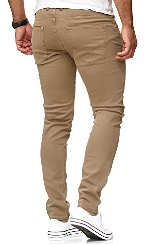 Redbridge Vaqueros Hombres Pantalones Denim Colored Slim Fit Marrón W38 L34
