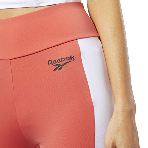 Reebok Classics Vector Leggings Ajustado, Rosetón, Large para Mujer