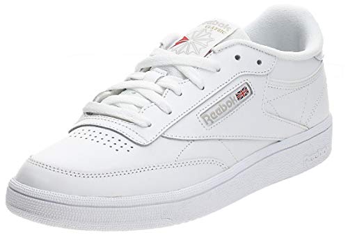 Reebok Club C 85, Sneaker Mujer, Blanco (White/Light Grey 0), 40 EU