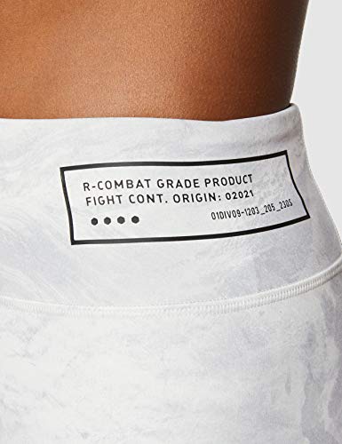 Reebok Combat Primeluxbold Mallas, Mujer, Gris (Chalk), L