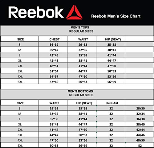 Reebok Men's Gym Shorts - Athletic Running & Lightweight Workout Short w/Pockets - Break Training Stark White, Large