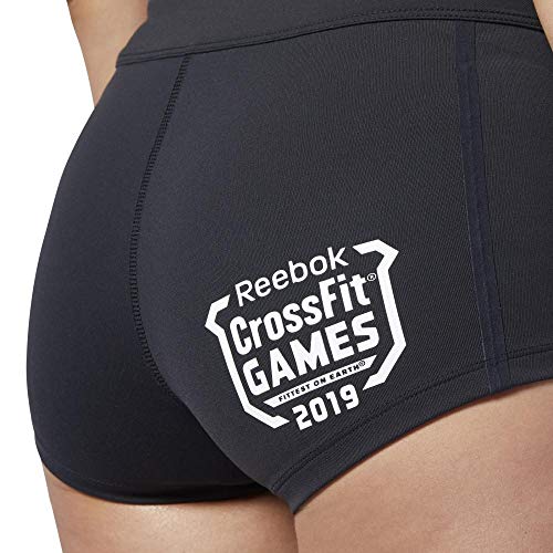 Reebok RC Chase Shortie Games Pantalón Corto, Mujer, Black, XS