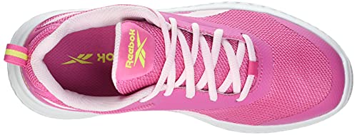 Reebok Rush Runner 3.0, Zapatillas de Running Mujer, KICPNK/PORPNK/YELLWF, 36 EU