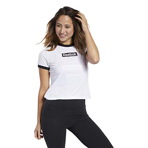 Reebok Te Linear Logo Legging Mallas, Mujer, jaspnk, XS