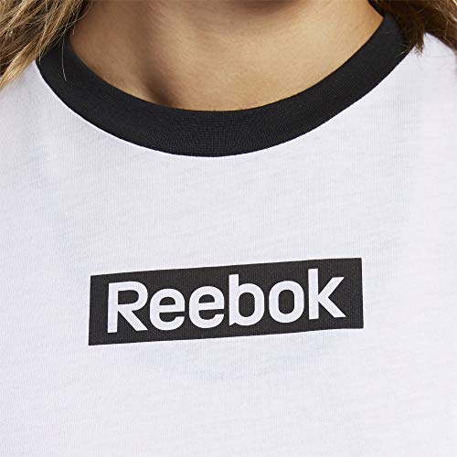 Reebok Te Linear Logo Legging Mallas, Mujer, jaspnk, XS