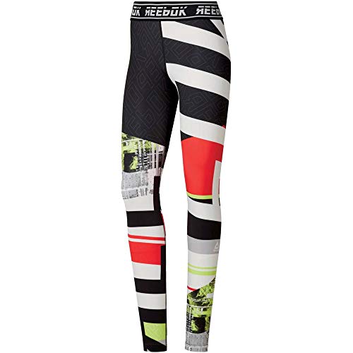 Reebok Wor Myt Engineered Tight - Mallas para Mujer, Neolim, S