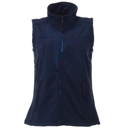 Regatta - Chaleco Softshell modelo Flux para mujer (40/Azul marino/Azul marino)