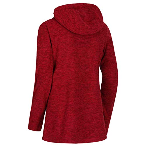 Regatta Kizmit II Lightweight Cowl Neck Hooded Fleece Forro Polar, Mujer, Granate, 22 (Size: 3XL)