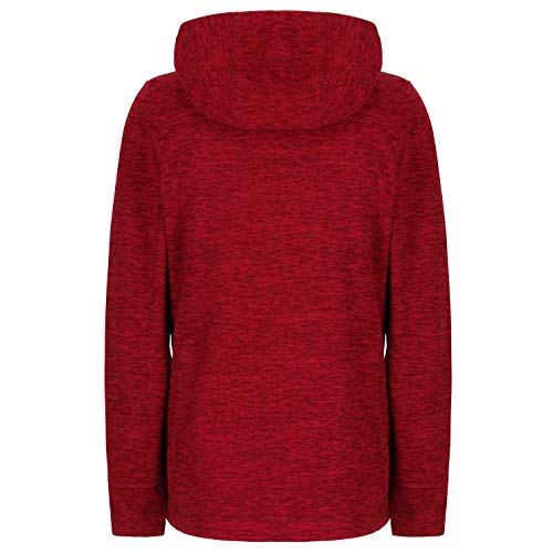 Regatta Kizmit II Lightweight Cowl Neck Hooded Fleece Forro Polar, Mujer, Granate, 22 (Size: 3XL)