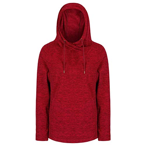 Regatta Kizmit II Lightweight Cowl Neck Hooded Fleece Forro Polar, Mujer, Granate, 22 (Size: 3XL)